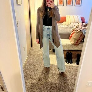 Barefoot Dreams CozyChic Lite Calypso Brown Women's Cardigan